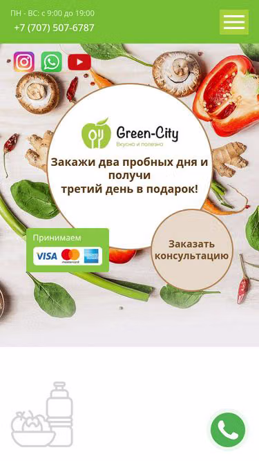 Screenshot of green-city.kz