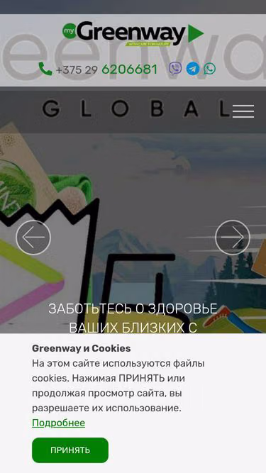 Screenshot of green-life.by