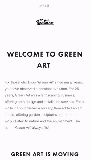Screenshot of greenart.com