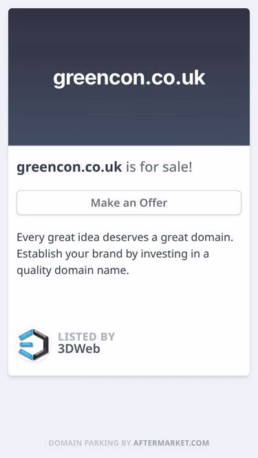 Screenshot of greencon.co.uk