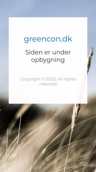 Screenshot of greencon.dk