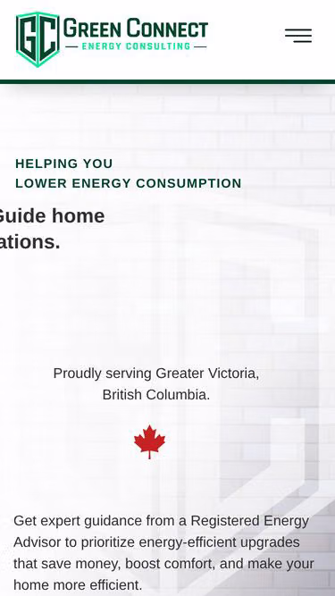 Screenshot of greenconnect.ca