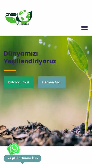 Screenshot of greenfingers.com.tr