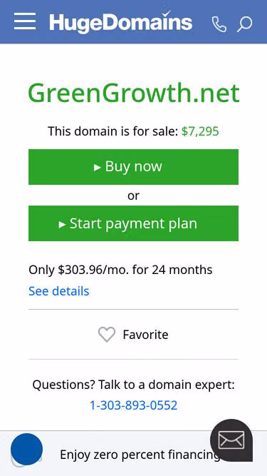 Screenshot of greengrowth.net