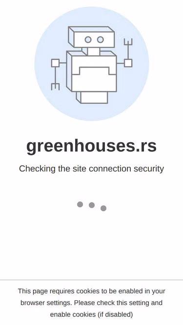 Screenshot of greenhouses.rs