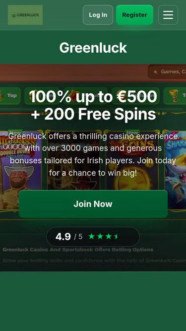 Screenshot of greenluck.space