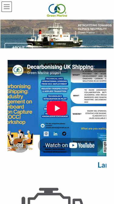 Screenshot of greenmarine.uk