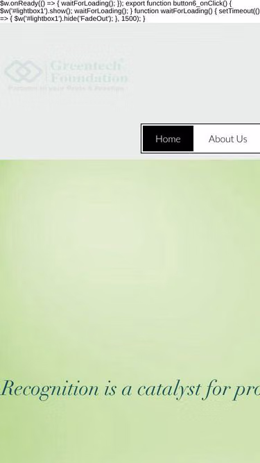 Screenshot of greentech.org