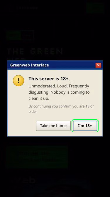 Screenshot of greenweb.cc