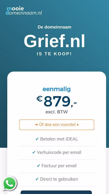Screenshot of grief.nl