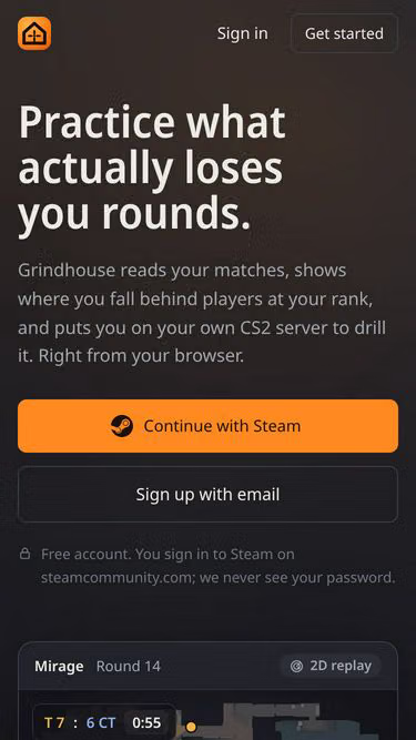 Screenshot of grindhouse.online