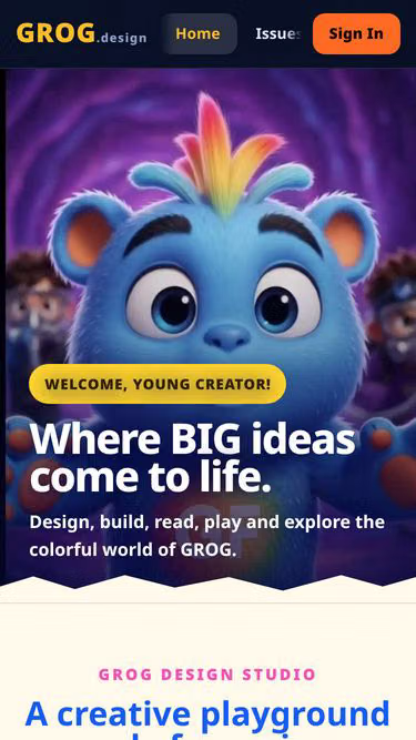 Screenshot of grog.design