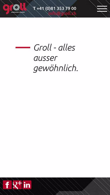 Screenshot of groll.ch