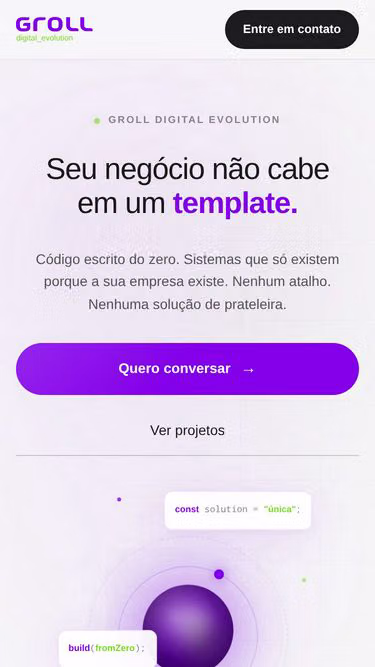 Screenshot of groll.com.br
