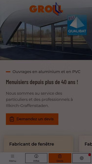 Screenshot of groll.fr