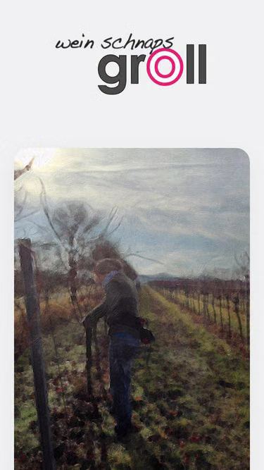 Screenshot of groll.wine