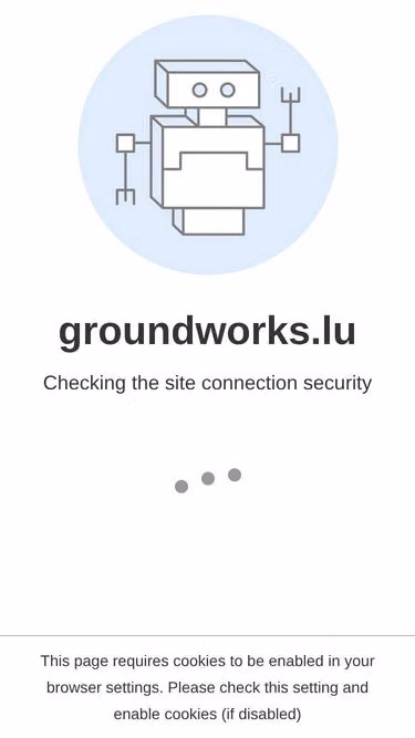 Screenshot of groundworks.lu