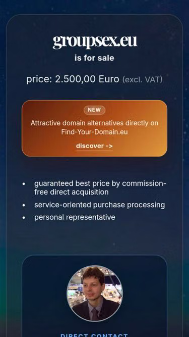 Screenshot of groupsex.eu