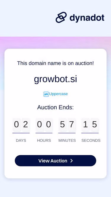 Screenshot of growbot.si