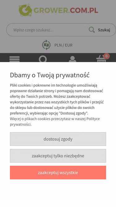 Screenshot of grower.com.pl