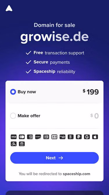 Screenshot of growise.de