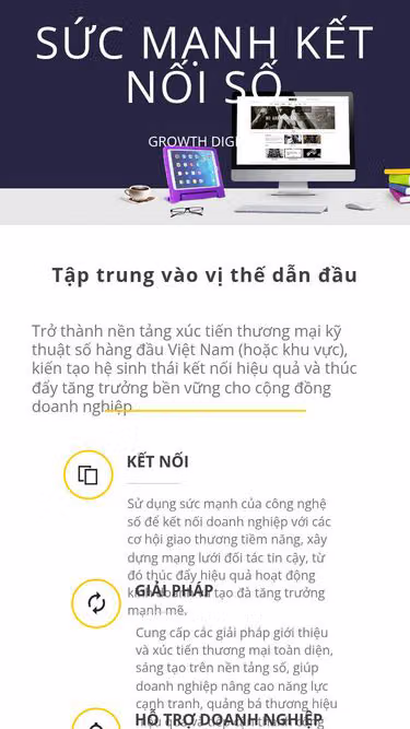 Screenshot of growth.com.vn