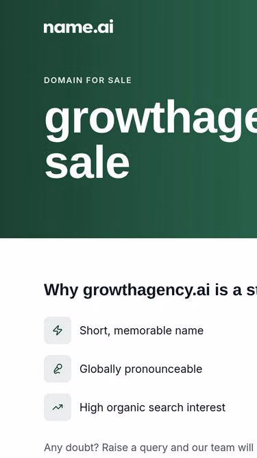 Screenshot of growthagency.ai