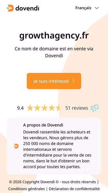 Screenshot of growthagency.fr