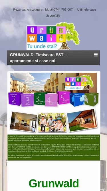 Screenshot of grunwald.ro