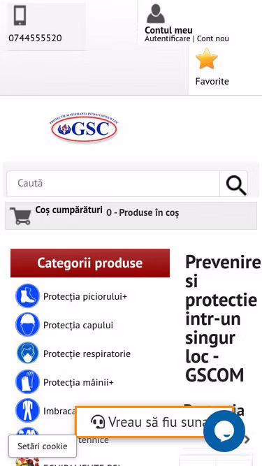 Screenshot of gscom.ro