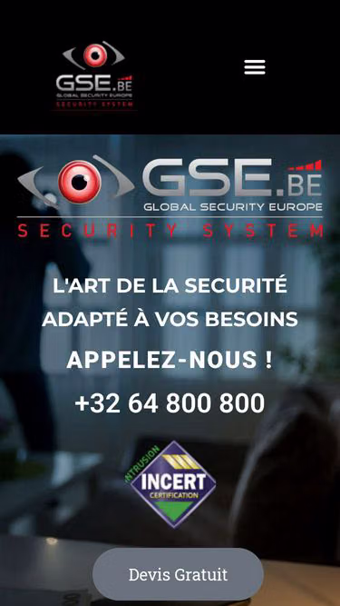 Screenshot of gse.be