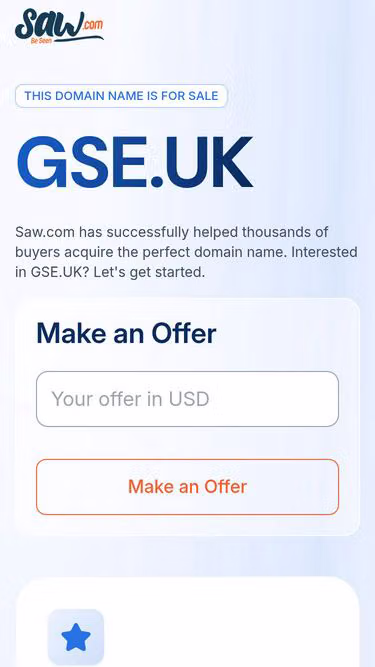 Screenshot of gse.uk