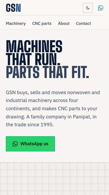 Screenshot of gsn.industries