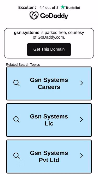 Screenshot of gsn.systems