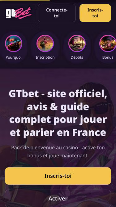 Screenshot of gtbet.biz