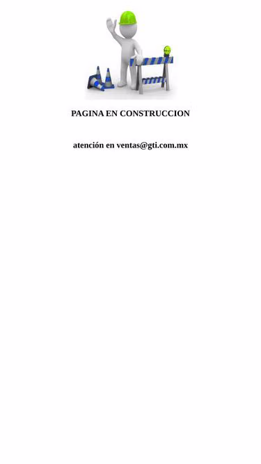 Screenshot of gti.com.mx