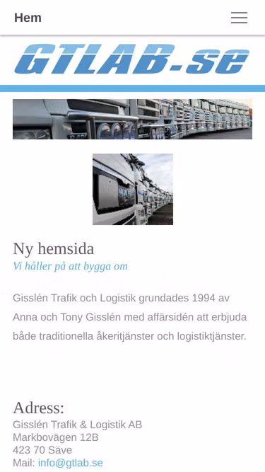 Screenshot of gtlab.se