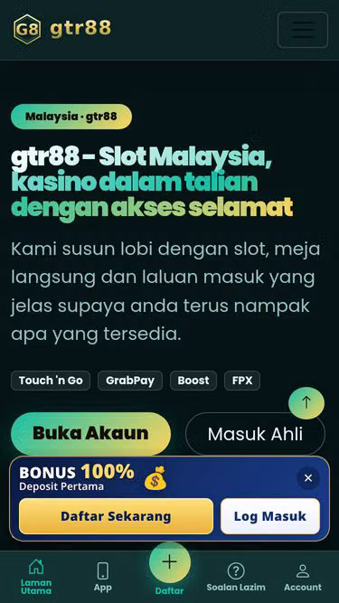 Screenshot of gtr88.io