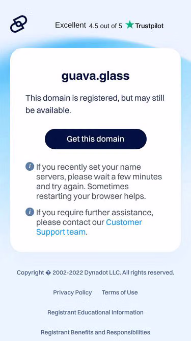Screenshot of guava.glass