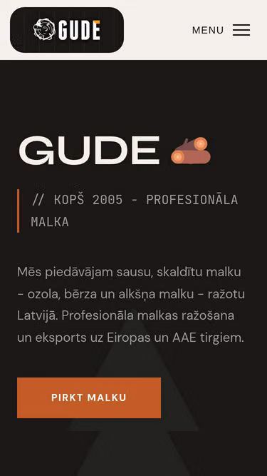Screenshot of gude.lv