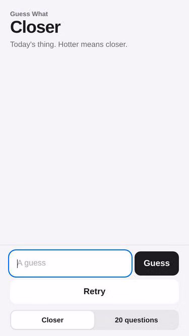 Screenshot of guesswhat.io