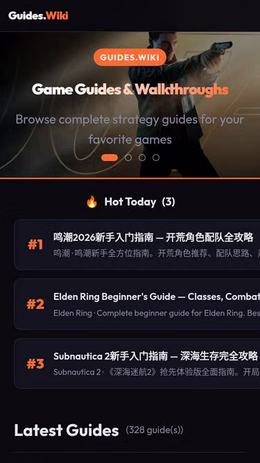 Screenshot of guides.wiki