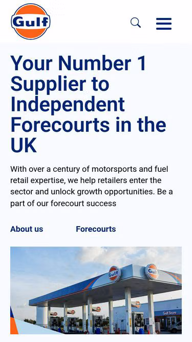 Screenshot of gulfoil.co.uk