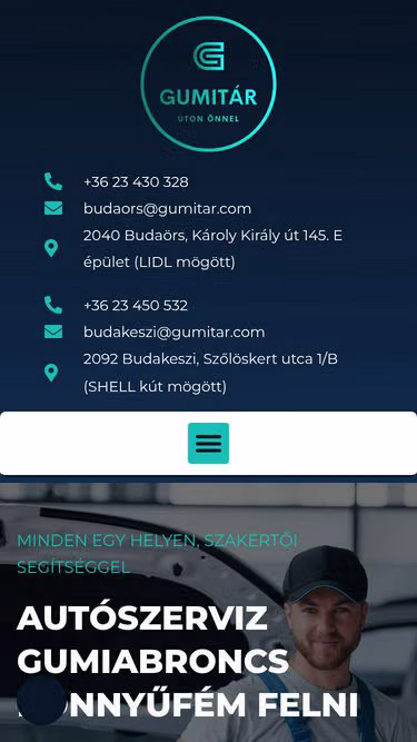 Screenshot of gumax.hu
