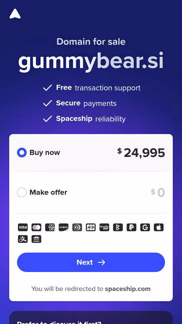 Screenshot of gummybear.si