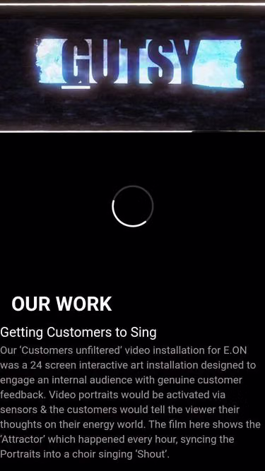 Screenshot of gutsy.tv
