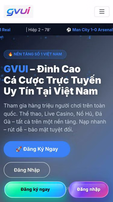 Screenshot of gvui.ws
