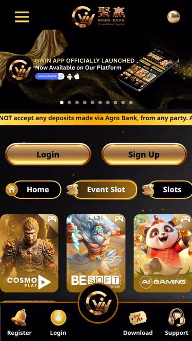 Screenshot of gwin.download