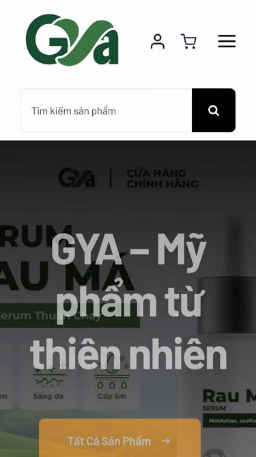 Screenshot of gya.vn