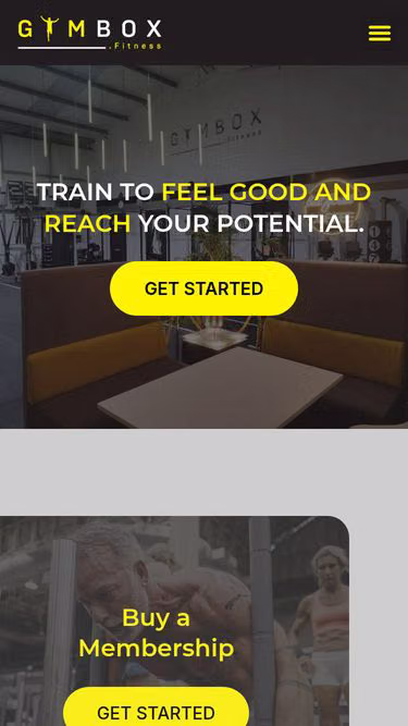 Screenshot of gymbox.fitness